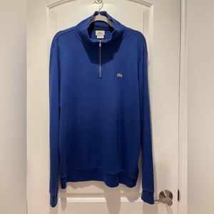 LACOSTE half zip up sweatshirt size 6
